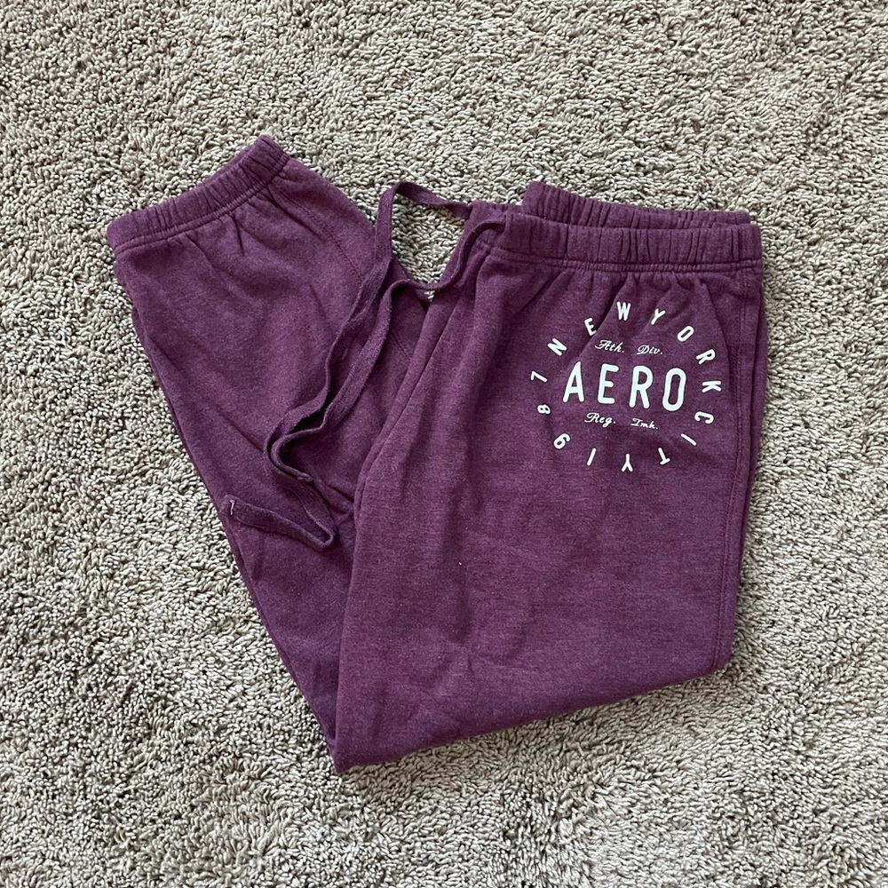 AEROPOSTALE Purple Sweatpants **NEED GONE**